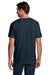 Carhartt CT106020 Mens Short Sleeve Crewneck T-Shirt Navy Blue Model Back