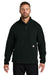 Carhartt CT106417 Mens Textured Fleece 1/4 Zip Jacket Black Model Front