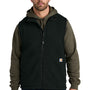 Carhartt Mens Textured Fleece Full Zip Vest - Black