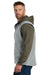 Carhartt CT106418 Mens Textured Fleece Full Zip Vest Heather Grey Model Side