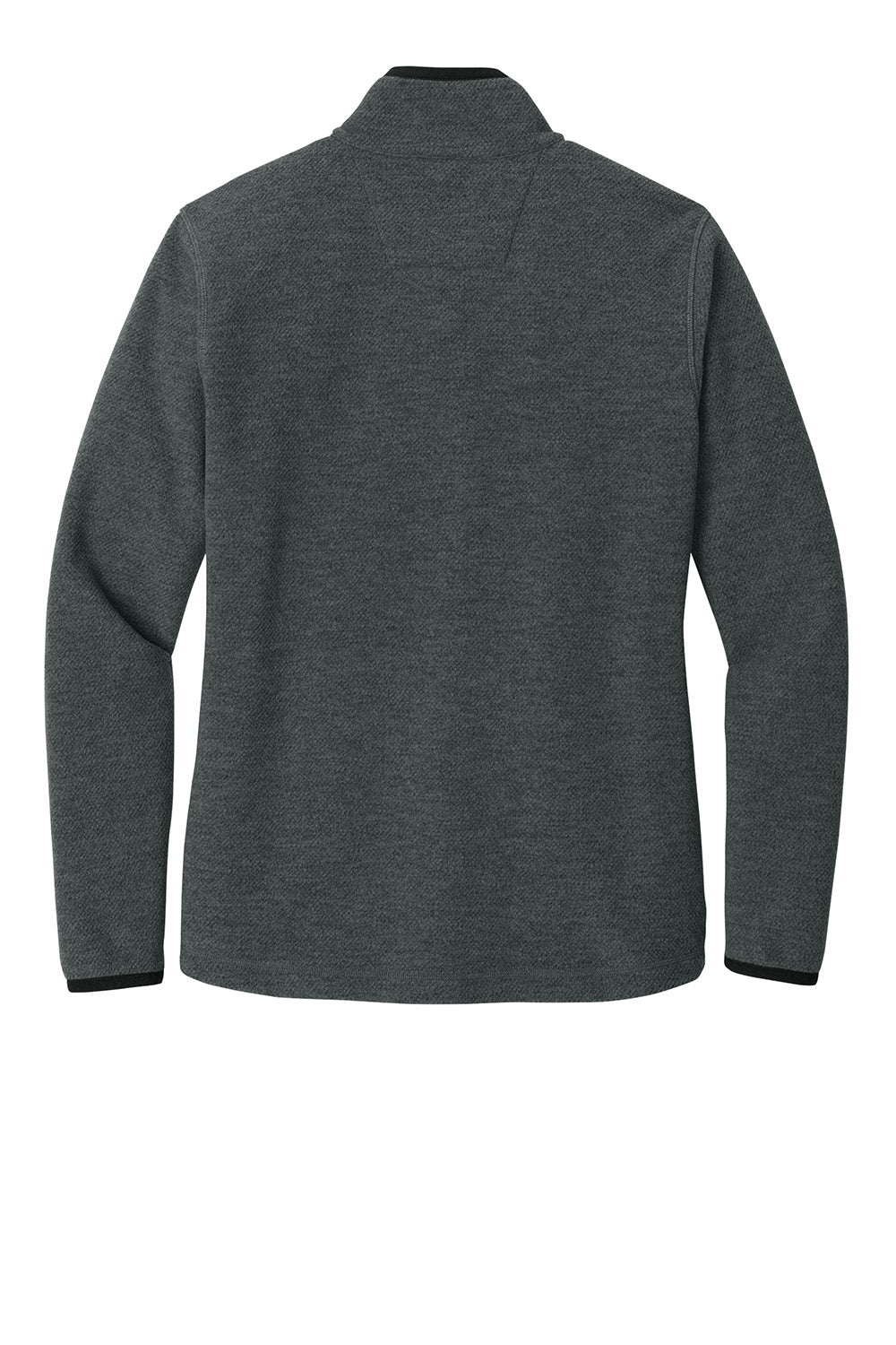 Carhartt CT106419 Womens Textured Fleece Full Zip Jacket Heather Carbon Grey Flat Back