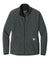 Carhartt CT106419 Womens Textured Fleece Full Zip Jacket Heather Carbon Grey Flat Front