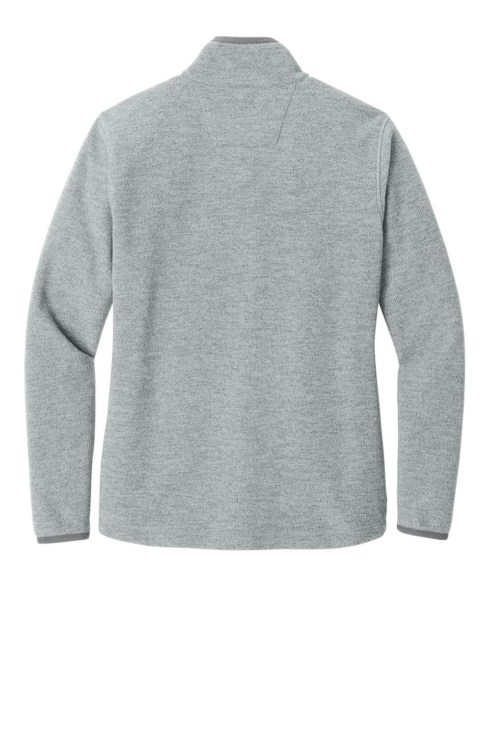 Carhartt CT106419 Womens Textured Fleece Full Zip Jacket Heather Grey Flat Back