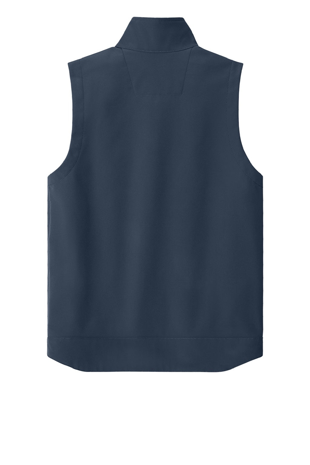 Carhartt CT106439 Mens Rain Defender Full Zip Soft Shell Vest Navy Blue Flat Back