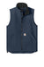 Carhartt CT106439 Mens Rain Defender Full Zip Soft Shell Vest Navy Blue Flat Front