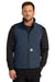 Carhartt CT106439 Mens Rain Defender Full Zip Soft Shell Vest Navy Blue Model Front