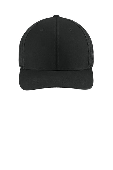 Carhartt Hats CT106577 Mens Flexfit Mesh Back Hat Black Flat Front