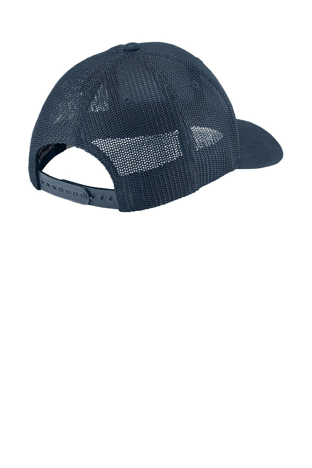 Carhartt Hats CT106577 Mens Flexfit Mesh Back Hat Navy Blue Flat Back