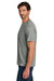 Carhartt CT106868 Mens Force Sun Defender Moisture Wicking Short Sleeve Crewneck T-Shirt Asphalt Grey Model Side