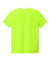 Carhartt CT106868 Mens Force Sun Defender Moisture Wicking Short Sleeve Crewneck T-Shirt Brite Lime Green Flat Back
