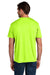Carhartt CT106868 Mens Force Sun Defender Moisture Wicking Short Sleeve Crewneck T-Shirt Brite Lime Green Model Back