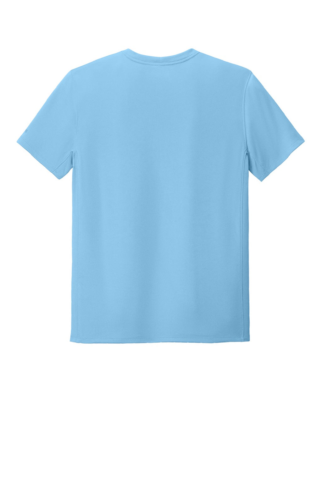 Carhartt CT106868 Mens Force Sun Defender Moisture Wicking Short Sleeve Crewneck T-Shirt Fresh Water Blue Flat Back