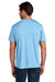 Carhartt CT106868 Mens Force Sun Defender Moisture Wicking Short Sleeve Crewneck T-Shirt Fresh Water Blue Model Back