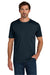 Carhartt CT106868 Mens Force Sun Defender Moisture Wicking Short Sleeve Crewneck T-Shirt Navy Blue Model Front