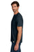 Carhartt CT106868 Mens Force Sun Defender Moisture Wicking Short Sleeve Crewneck T-Shirt Navy Blue Model Side
