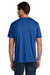 Carhartt CT106868 Mens Force Sun Defender Moisture Wicking Short Sleeve Crewneck T-Shirt Royal Glass Blue Model Back