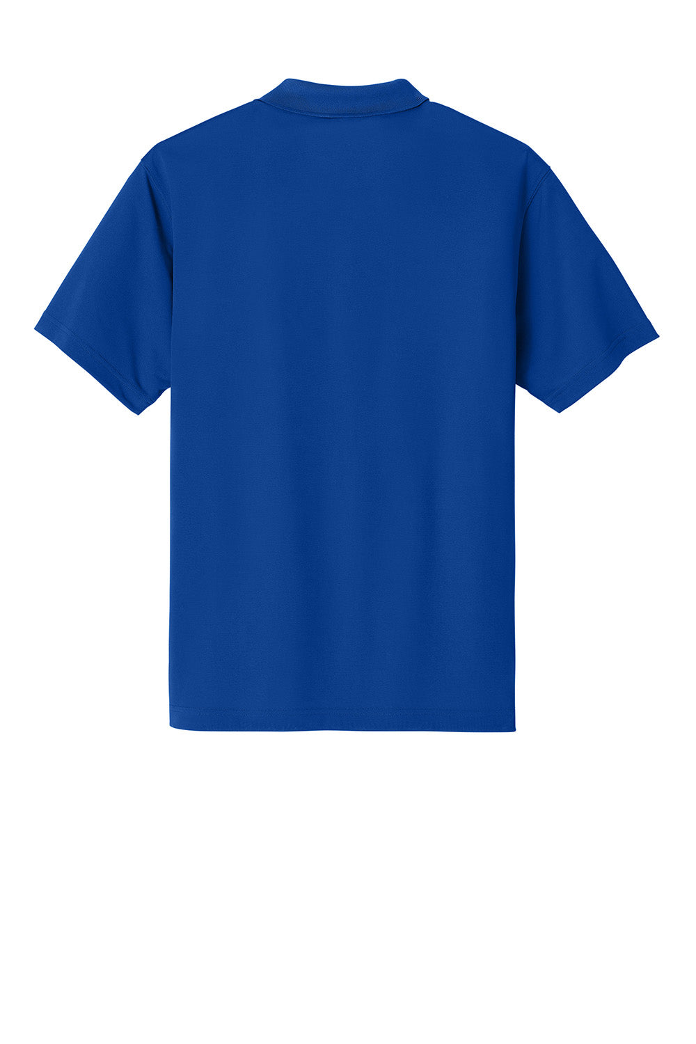 Carhartt CT106880 Mens Moisture Wicking Short Sleeve Polo Shirt w/ Pocket Royal Glass Blue Flat Back