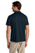Carhartt CT106899 Mens Force Sun Defender Moisture Wicking Short Sleeve Polo Shirt Navy Blue Model Back