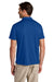 Carhartt CT106899 Mens Force Sun Defender Moisture Wicking Short Sleeve Polo Shirt Royal Glass Blue Model Back