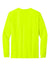 Carhartt CT106921 Mens Long Sleeve Crewneck T-Shirt Brite Lime Green Flat Back