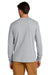 Carhartt CT106921 Mens Long Sleeve Crewneck T-Shirt Heather Grey Model Back