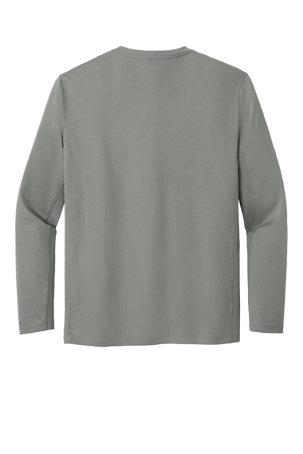 Carhartt CT106972 Mens Force Sun Defender Moisture Wicking Long Sleeve Crewneck T-Shirt Asphalt Grey Flat Back