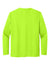 Carhartt CT106972 Mens Force Sun Defender Moisture Wicking Long Sleeve Crewneck T-Shirt Brite Lime Green Flat Back