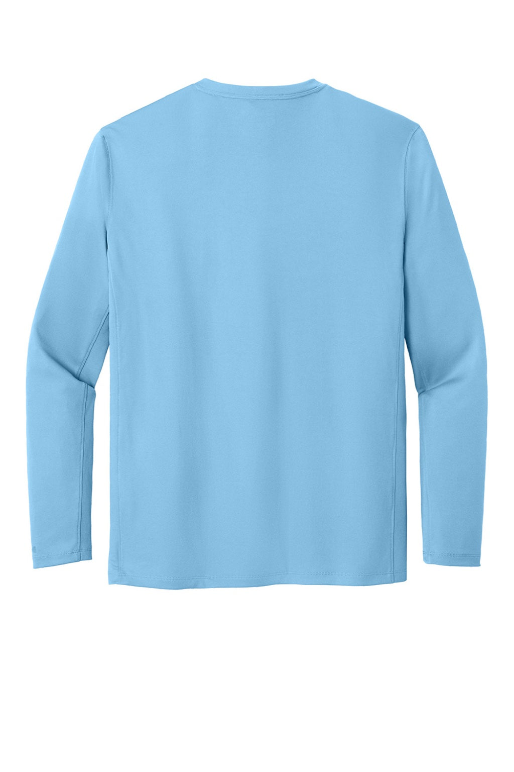 Carhartt CT106972 Mens Force Sun Defender Moisture Wicking Long Sleeve Crewneck T-Shirt Fresh Water Blue Flat Back