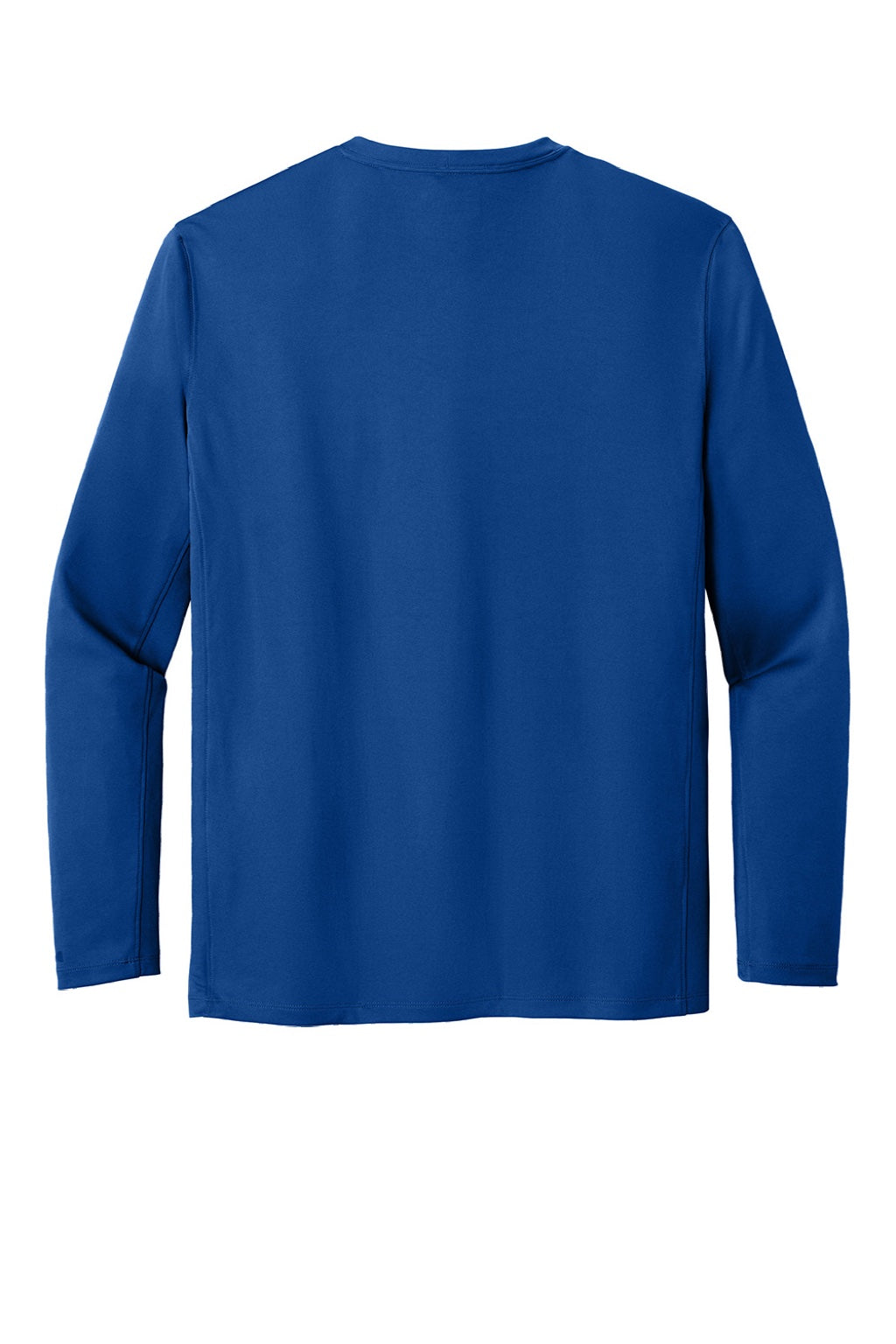 Carhartt CT106972 Mens Force Sun Defender Moisture Wicking Long Sleeve Crewneck T-Shirt Royal Glass Blue Flat Back