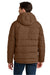 Carhartt CT107082 Mens Montana Insulated Full Zip Hooded Jacket Red Duck Brown Model Back