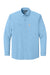 Carhartt CT107106 Mens Force Sun Defender Moisture Wicking Long Sleeve Button Down Shirt w/ Double Pockets Fresh Water Blue Flat Front