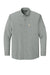 Carhartt CT107106 Mens Force Sun Defender Moisture Wicking Long Sleeve Button Down Shirt w/ Double Pockets Steel Grey Flat Front