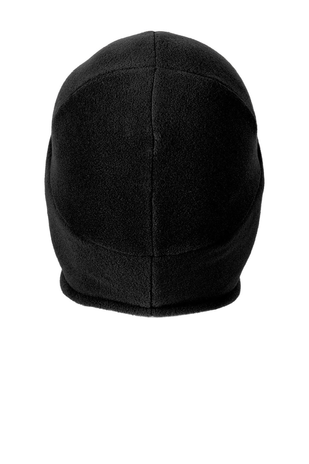 Carhartt Hats CTA202 Unisex Moisture Wicking Fleece 2-In-1 Winter Beanie Black Flat Back