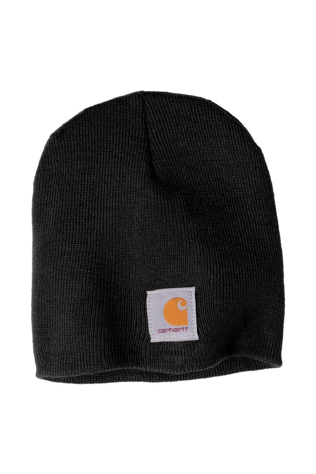Carhartt Hats CTA205 Unisex Knit Beanie Black Flat Front