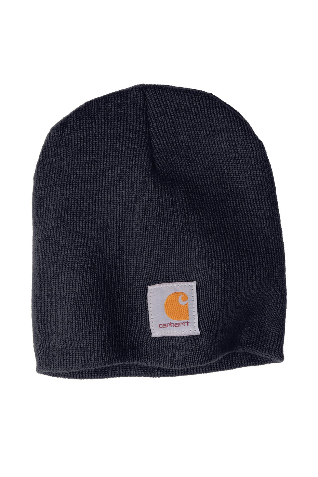 Carhartt Hats CTA205 Unisex Knit Beanie Navy Blue Flat Front