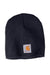 Carhartt Hats CTA205 Unisex Knit Beanie Navy Blue Flat Front