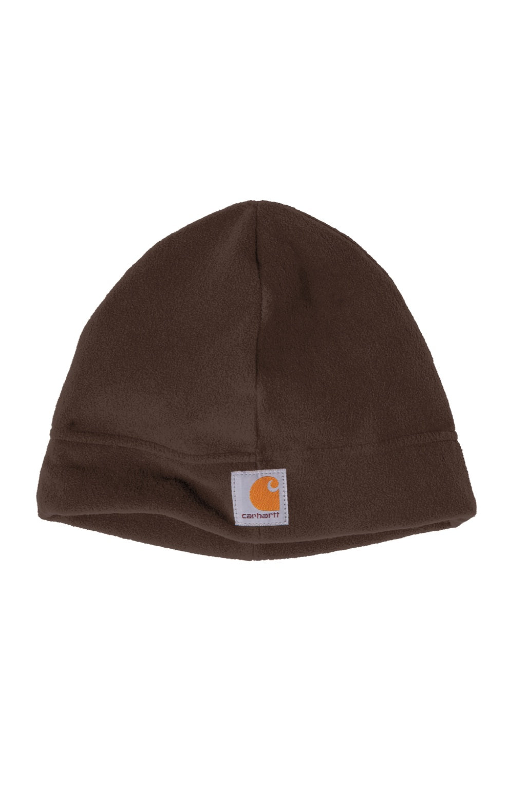 Carhartt Hats CTA207 Unisex Fleece Beanie Dark Brown Flat Front