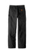 Carhartt CTB11 Mens Washed Duck Work Dungarees w/ Pockets Black Flat Back