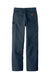 Carhartt CTB11 Mens Washed Duck Work Dungarees w/ Pockets Midnight Navy Blue Flat Back