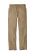 Carhartt CTB151 Mens Canvas Work Dungarees w/ Pockets Dark Khaki Brown Flat Front