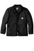 Carhartt CTC003/CTTC003 Mens Wind & Water Resistant Duck Cloth Full Zip Jacket Black Flat Front