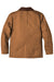 Carhartt CTC003/CTTC003 Mens Wind & Water Resistant Duck Cloth Full Zip Jacket Carhartt Brown Flat Back