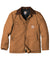 Carhartt CTC003/CTTC003 Mens Wind & Water Resistant Duck Cloth Full Zip Jacket Carhartt Brown Flat Front