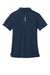 Carhartt CTC12119 Womens FLD & RSCU Short Sleeve Polo Shirt w/ Pocket Dark Navy Blue Flat Back