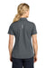 Carhartt CTC12119 Womens FLD & RSCU Short Sleeve Polo Shirt w/ Pocket Pewter Grey Model Back