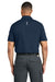 Carhartt CTC16119 Mens FLD & RSCU Short Sleeve Polo Shirt w/ Pocket Dark Navy Blue Model Back