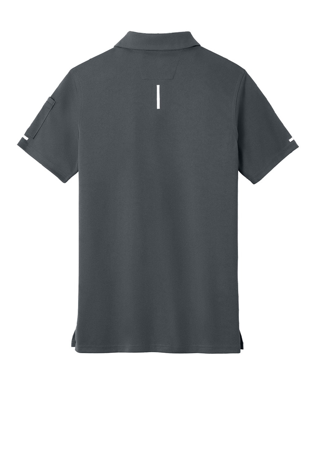 Carhartt CTC16119 Mens FLD & RSCU Short Sleeve Polo Shirt w/ Pocket Pewter Grey Flat Back
