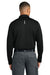 Carhartt CTC16129 Mens FLD & RSCU Long Sleeve Polo Shirt w/ Pocket Black Model Back