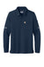 Carhartt CTC16129 Mens FLD & RSCU Long Sleeve Polo Shirt w/ Pocket Dark Navy Blue Flat Front