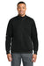 Carhartt CTC86912 Mens FLD & RSCU 1/4 Zip Sweatshirt w/ Pockets Black Model Front